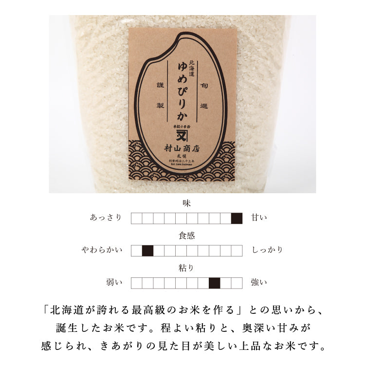 【新米】北海道産 ゆめぴりか